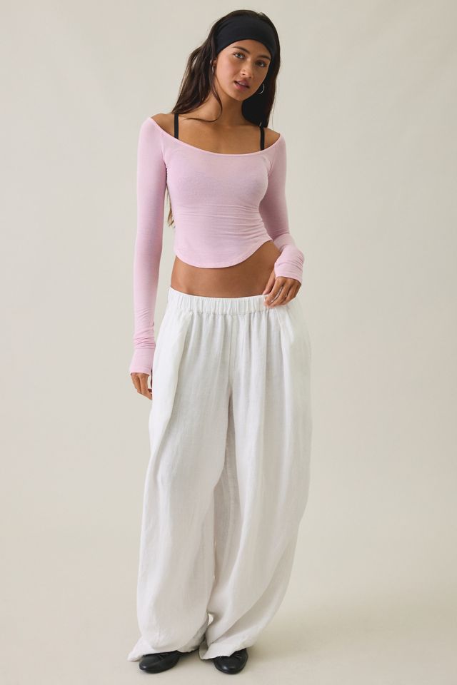 Out From Under Color Me Captivating Long Sleeve Boatneck Tee #1