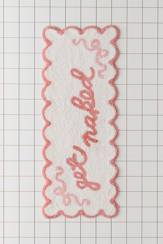Tapis de bain festonné Get Naked #1