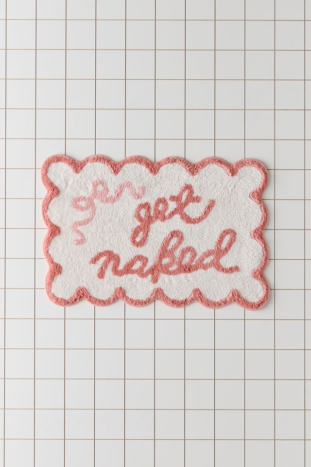 Tapis de bain festonné Get Naked #3