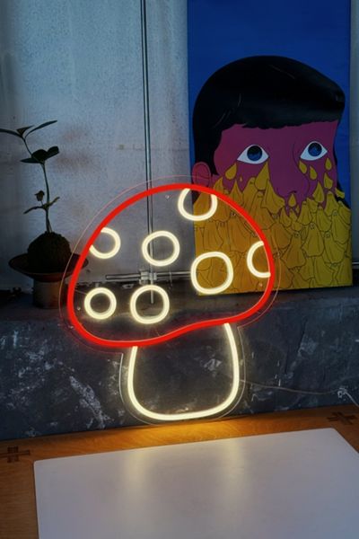 Echo Neon Mushroom Neon Sign