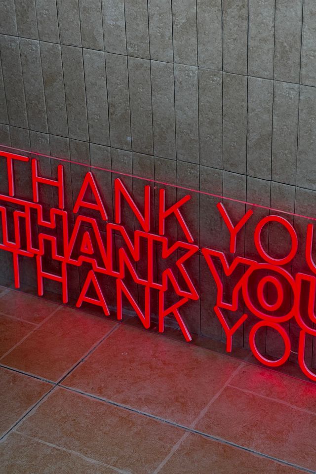 Echo Neon Thank You Neon Sign #2