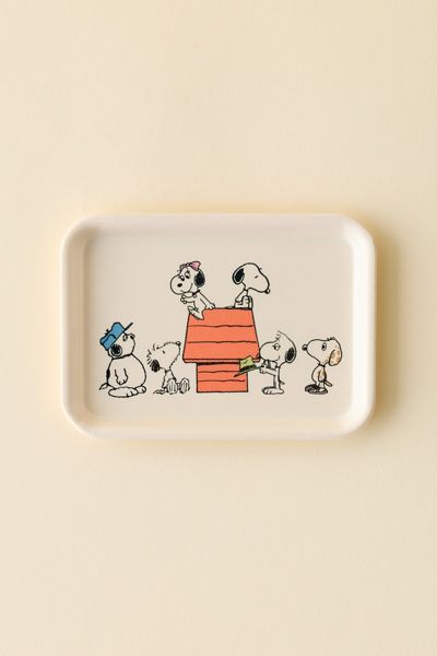 Three Potato Four X Peanuts Snoopy Siblings Dog House Trinket Tray