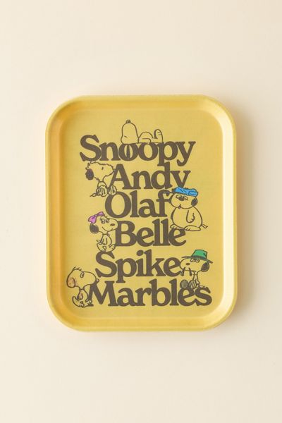 Three Potato Four X Peanuts Snoopy Siblings Medium Trinket Tray