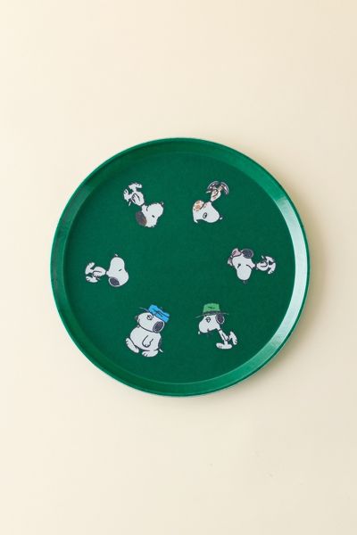 Three Potato Four X Peanuts Snoopy Siblings Round Trinket Tray