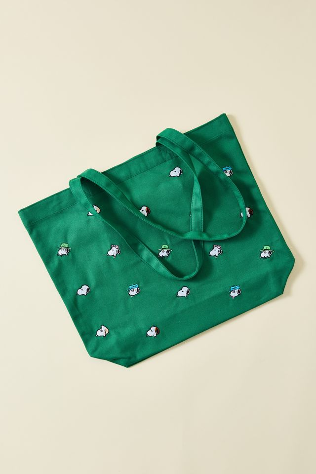 Three Potato Four X Peanuts Snoopy Embroidered Tote Bag #3