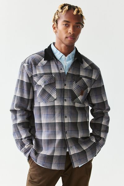 Brixton Bowery Builders Ranch Performance Flannel Overshirt