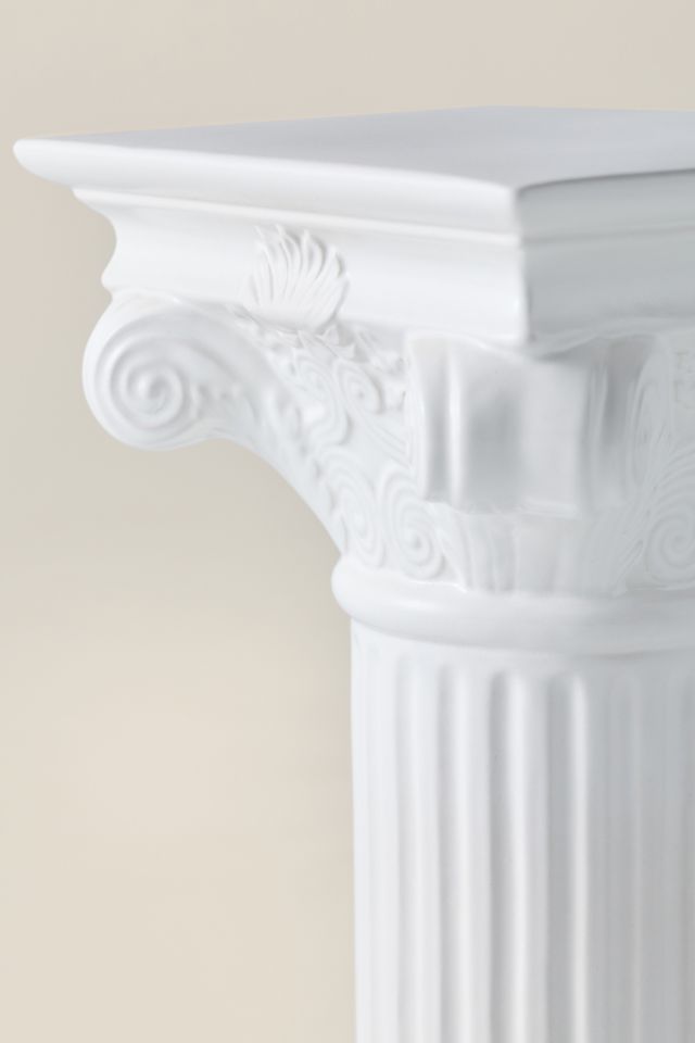 Column Pedestal Ceramic Side Table #2