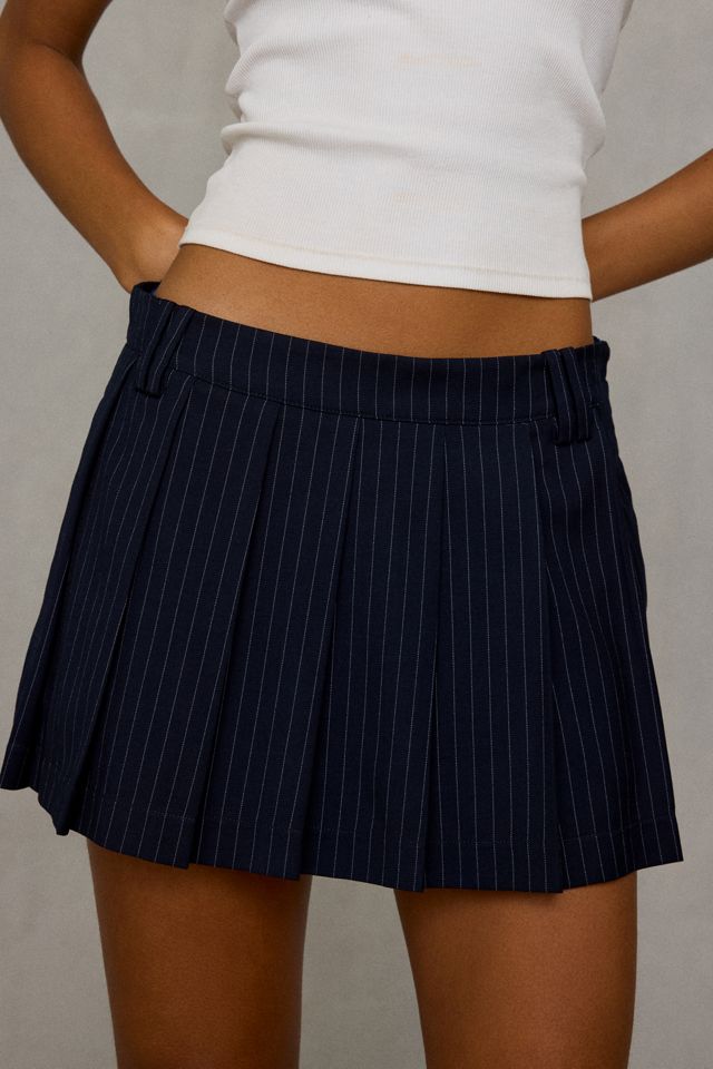 Mini jupe-short plissée à taille basse Fennel de NIA #2