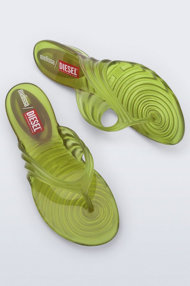 Melissa X Diesel Quantum Jelly Thong Sandals #1