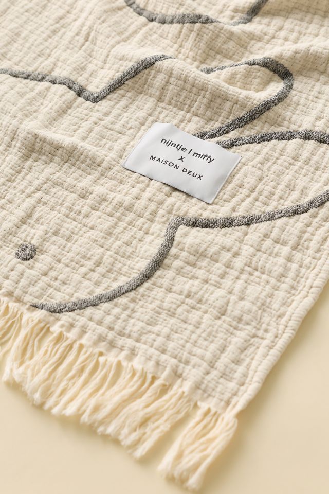 Couverture en coton Maison Deux X Miffy #2