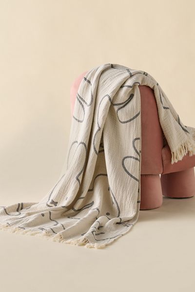 Maison Deux X Miffy Cotton Throw Blanket