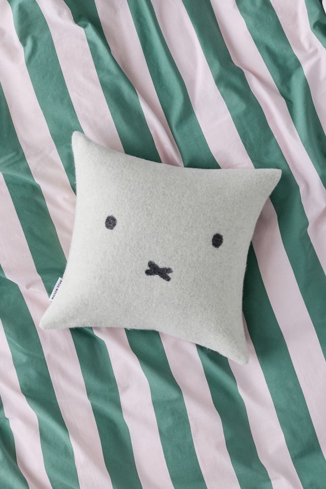 Maison Deux X Miffy Wool Fleece Throw Pillow Case #1