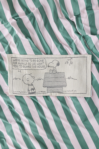Maison Deux X Peanuts Guard The House Body Pillow Case