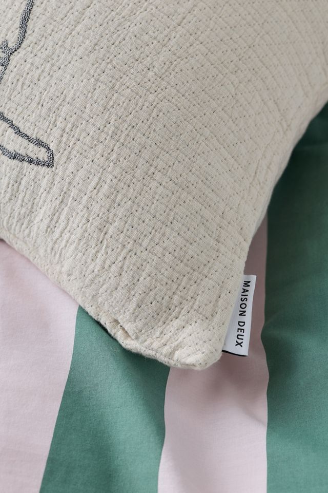 Maison Deux X Peanuts Snoopy Sunglasses Throw Pillow Case #2