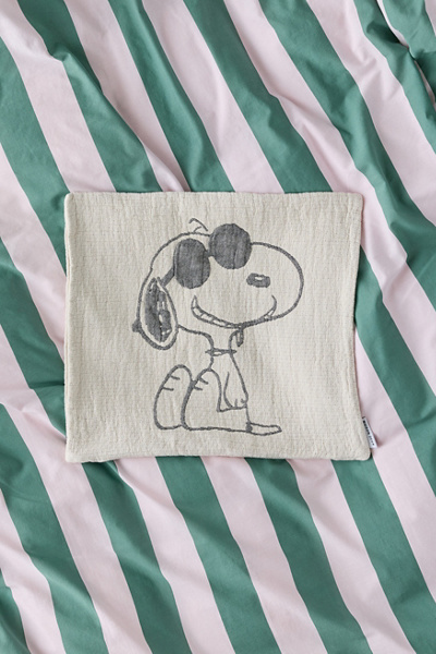 Maison Deux X Peanuts Snoopy Sunglasses Throw Pillow Case