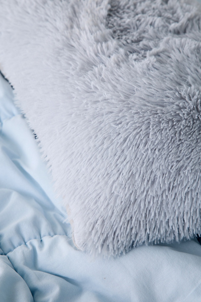 Shaggy Faux Fur Body Pillow