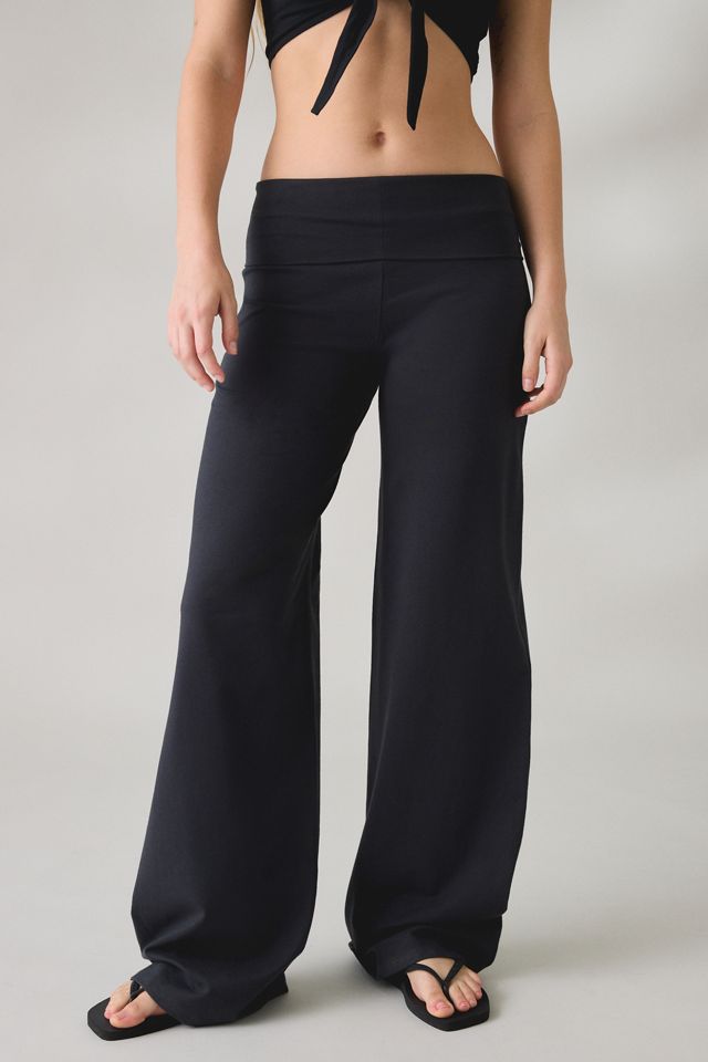 Pantalon à jambe large Bec à taille repliée Out From Under #1