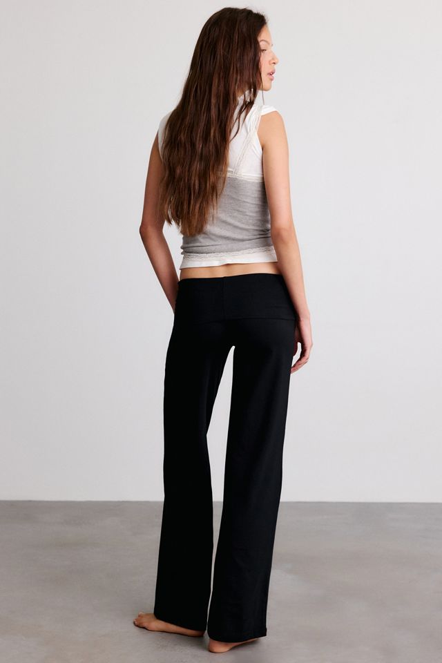 Out From Under Bec Foldover Wide Leg Pants #3