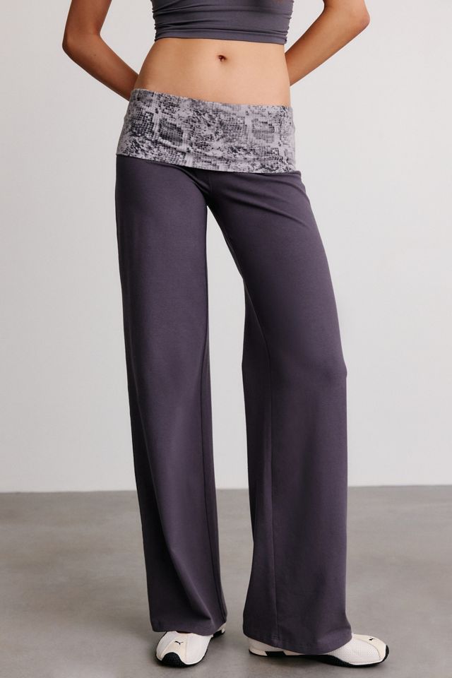 Out From Under Bec Foldover Wide Leg Pants #1