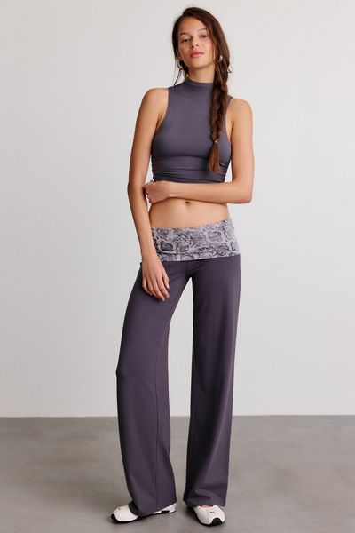 Out From Under Bec Foldover Wide Leg Pants