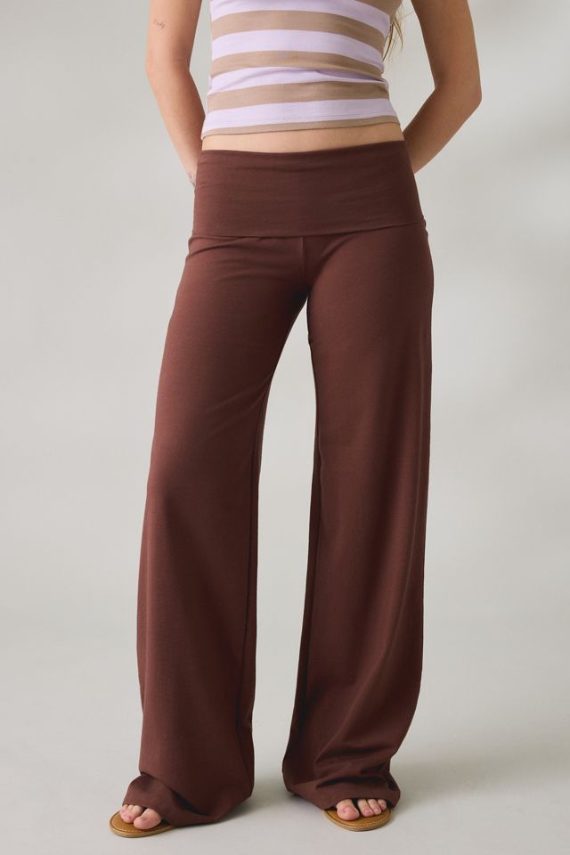 Out From Under Bec Foldover Wide Leg Pants #1