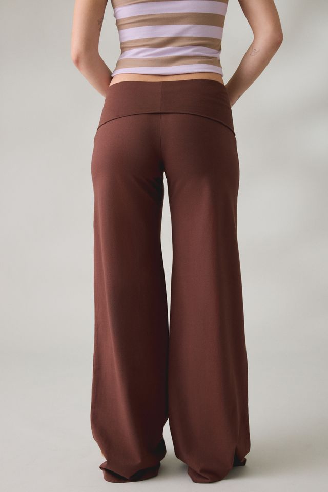 Out From Under Bec Foldover Wide Leg Pants #3