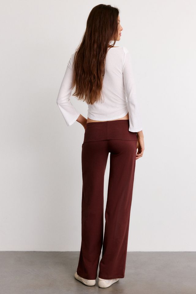 Out From Under Bec Foldover Wide Leg Pants #3