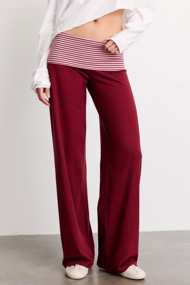 Out From Under Bec Foldover Wide Leg Pants #1