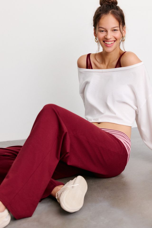 Out From Under Bec Foldover Wide Leg Pants #2
