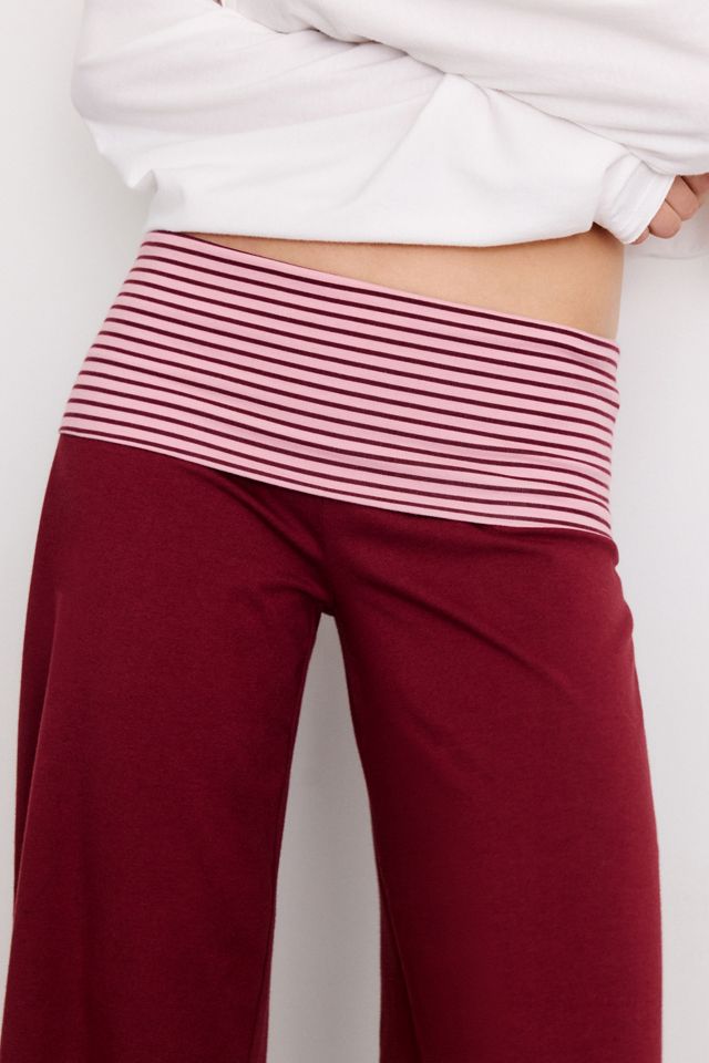 Out From Under Bec Foldover Wide Leg Pants #3