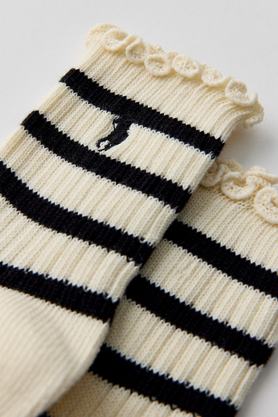 Polo Ralph Lauren Lettuce Edge Quarter Crew Socks
