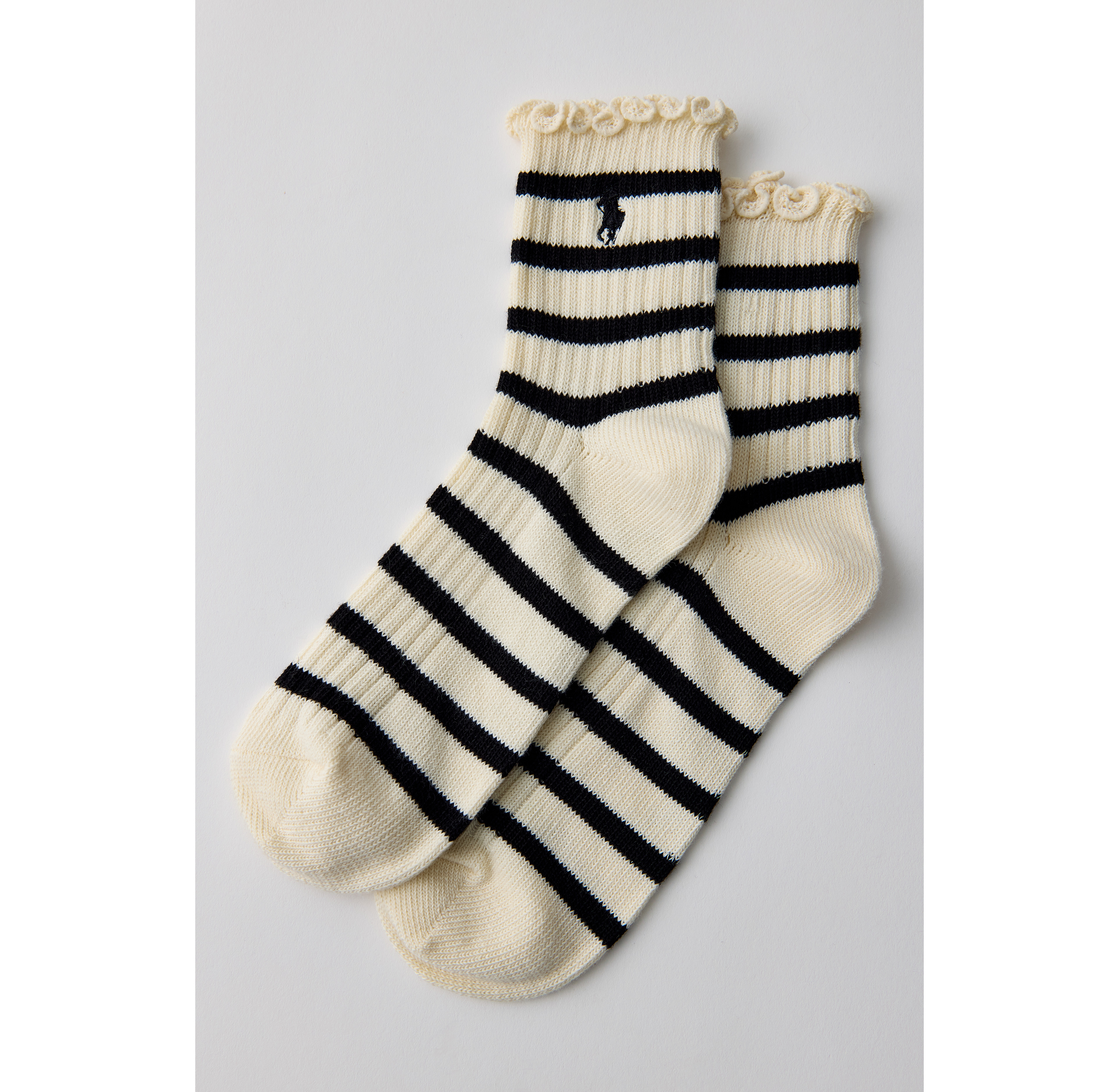 Polo Ralph Lauren Lettuce Edge Quarter Crew Socks