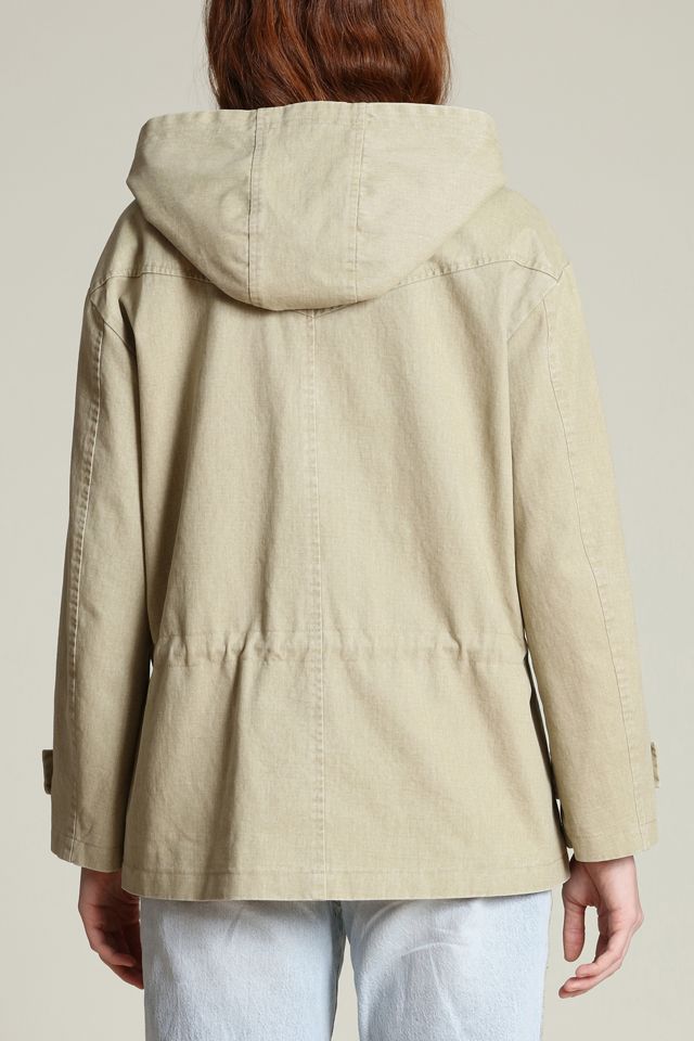 Avec Les Filles Hooded Cotton Field Jacket #3