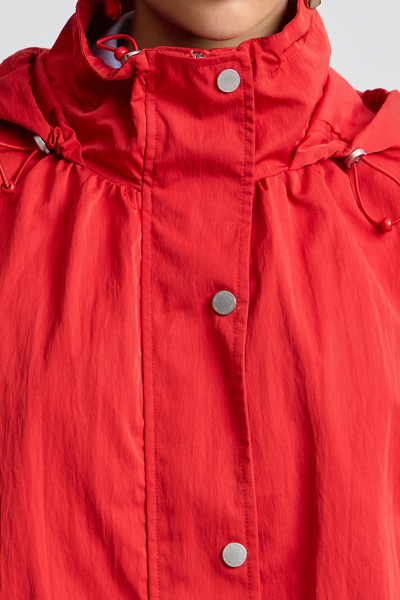 Avec Les Filles Balloon Hooded Bomber Jacket