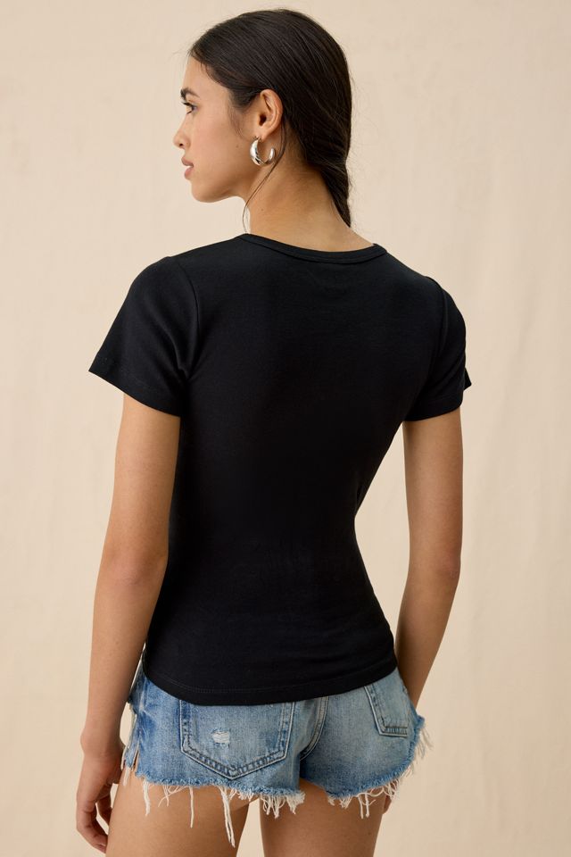 Cowboy Hat Rhinestone Graphic Baby Tee #1