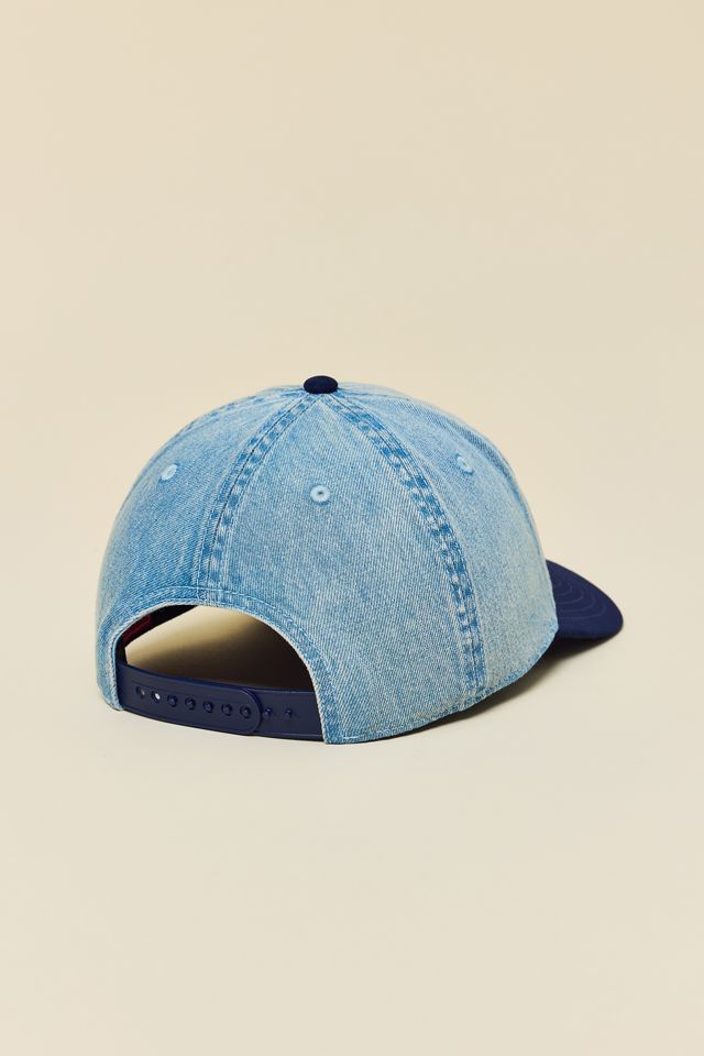 American Needle Chevy Logo Patch Denim Snapback Hat #2