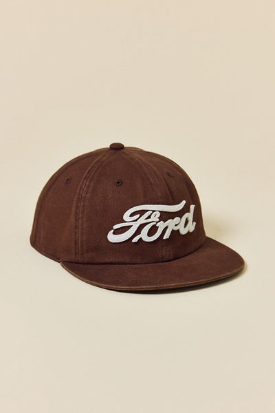American Needle Ford Script Logo Snapback Hat in Brown, Men's at Urban Outfitters
