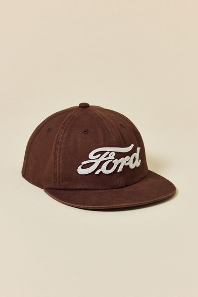 Casquette ajustable avec logo Script Ford American Needle