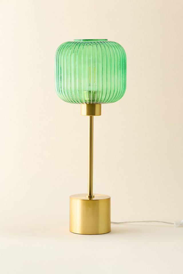 Dara Fluted Glass Table Lamp #1