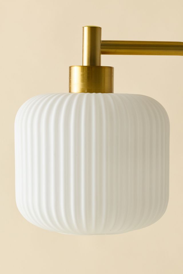 Dara Ribbed Glass Floor Lamp #2