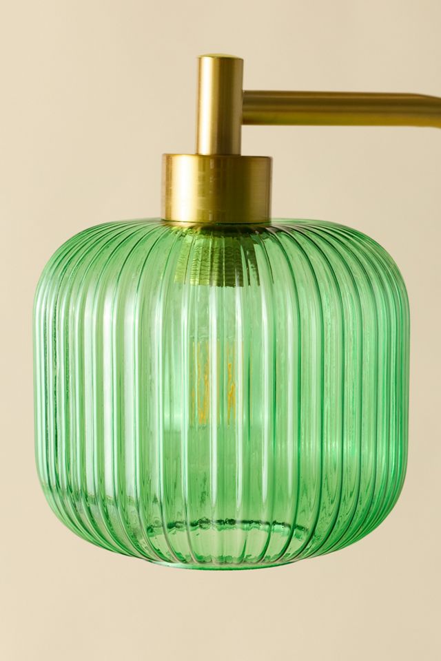 Dara Ribbed Glass Floor Lamp #2