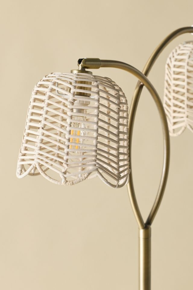 Ciara Rattan Floor Lamp #2