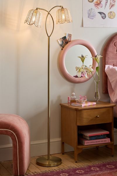 Ciara Rattan Floor Lamp