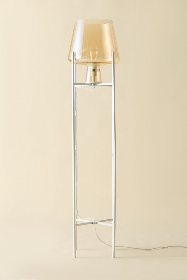 Kade Glass Bowl Floor Lamp #1