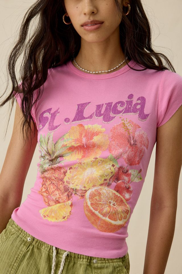 St.Lucia Fruits Graphic Baby Tee #2