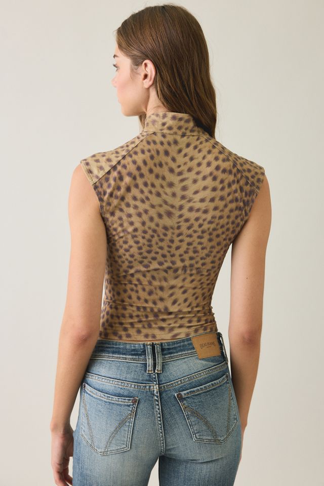 I.AM.GIA. Georgia Tie-Front Keyhole Cutout Top #1