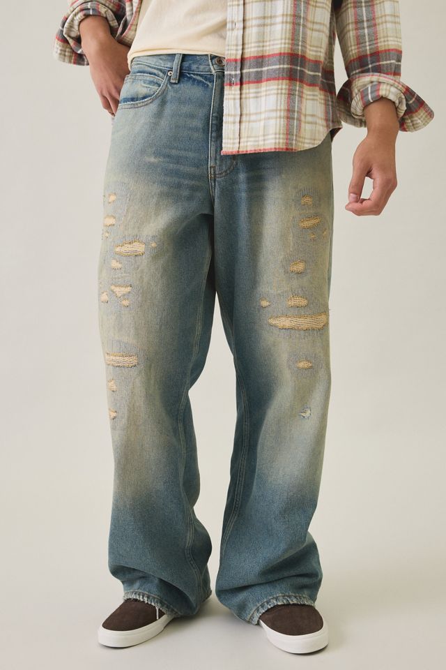 BDG Nitro Repaired Baggy Fit Jeans #1