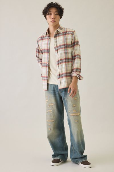 Jeans coupe ample Nitro réparé BDG