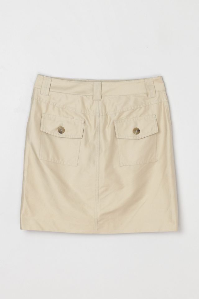 Vintage Y2k Khaki Cargo Mini Skirt #2
