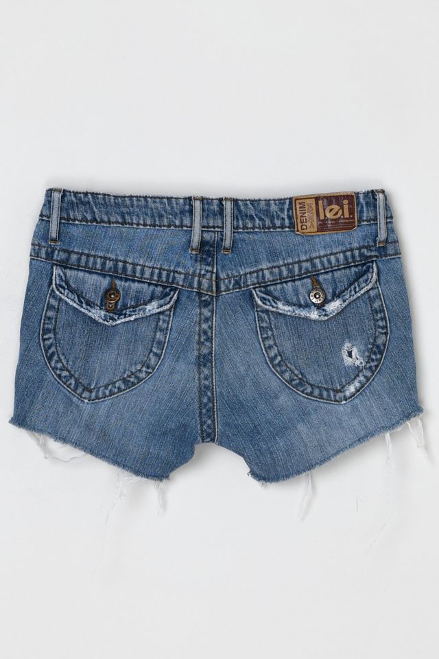 Vintage Y2k Distressed Low-Rise Denim Shorts #2